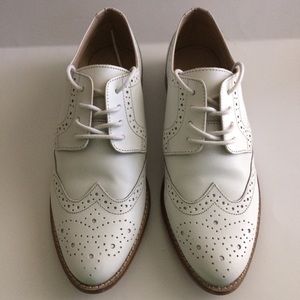 ASOS Shoes Women’s Oxfords Size 6.5M White Leather